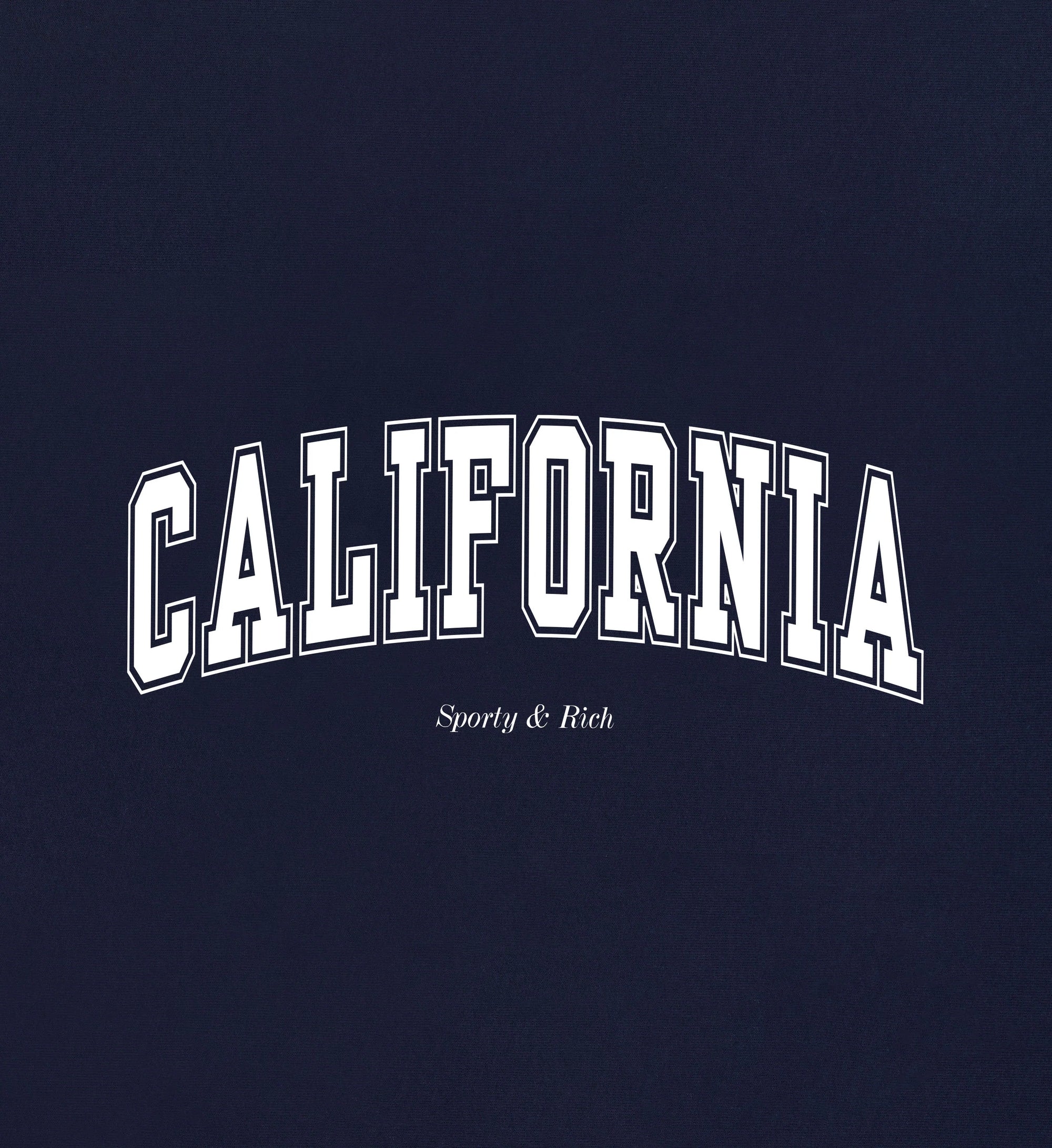 Callifornia Crewneck - Navy/White