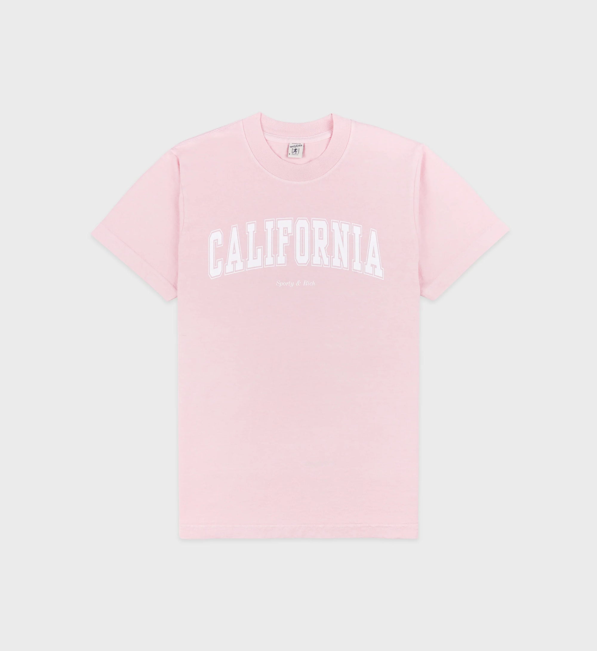 California T-Shirt - Ballet/White