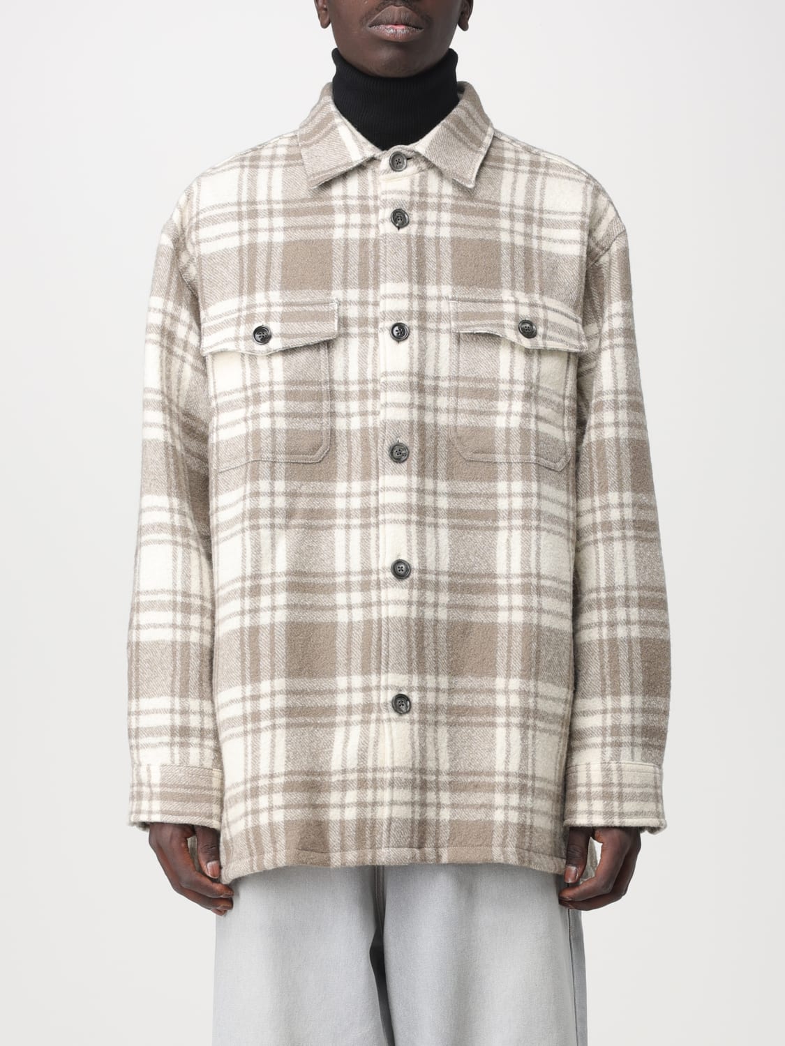 Oversize Overshirt with Chest Pockets