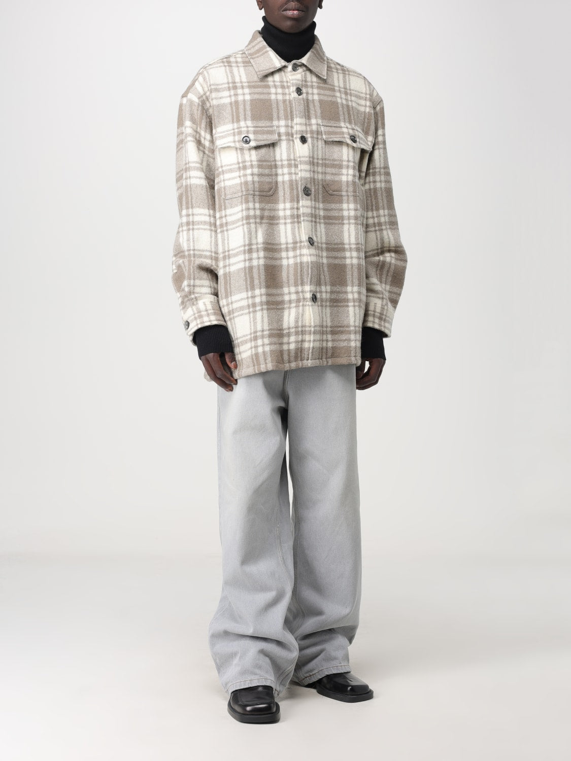 Oversize Overshirt with Chest Pockets