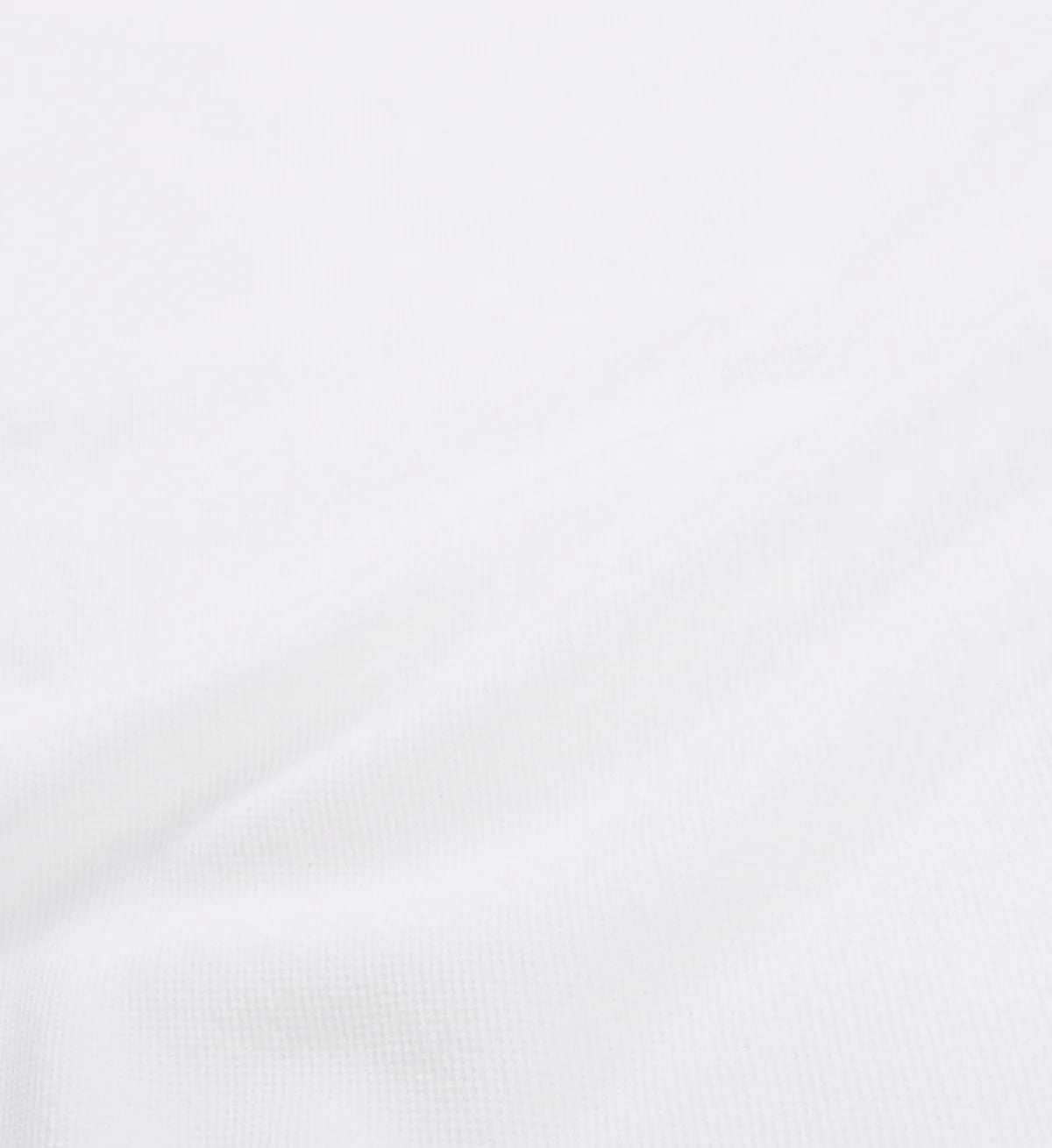 H&W Crest Pique Polo - White/Navy