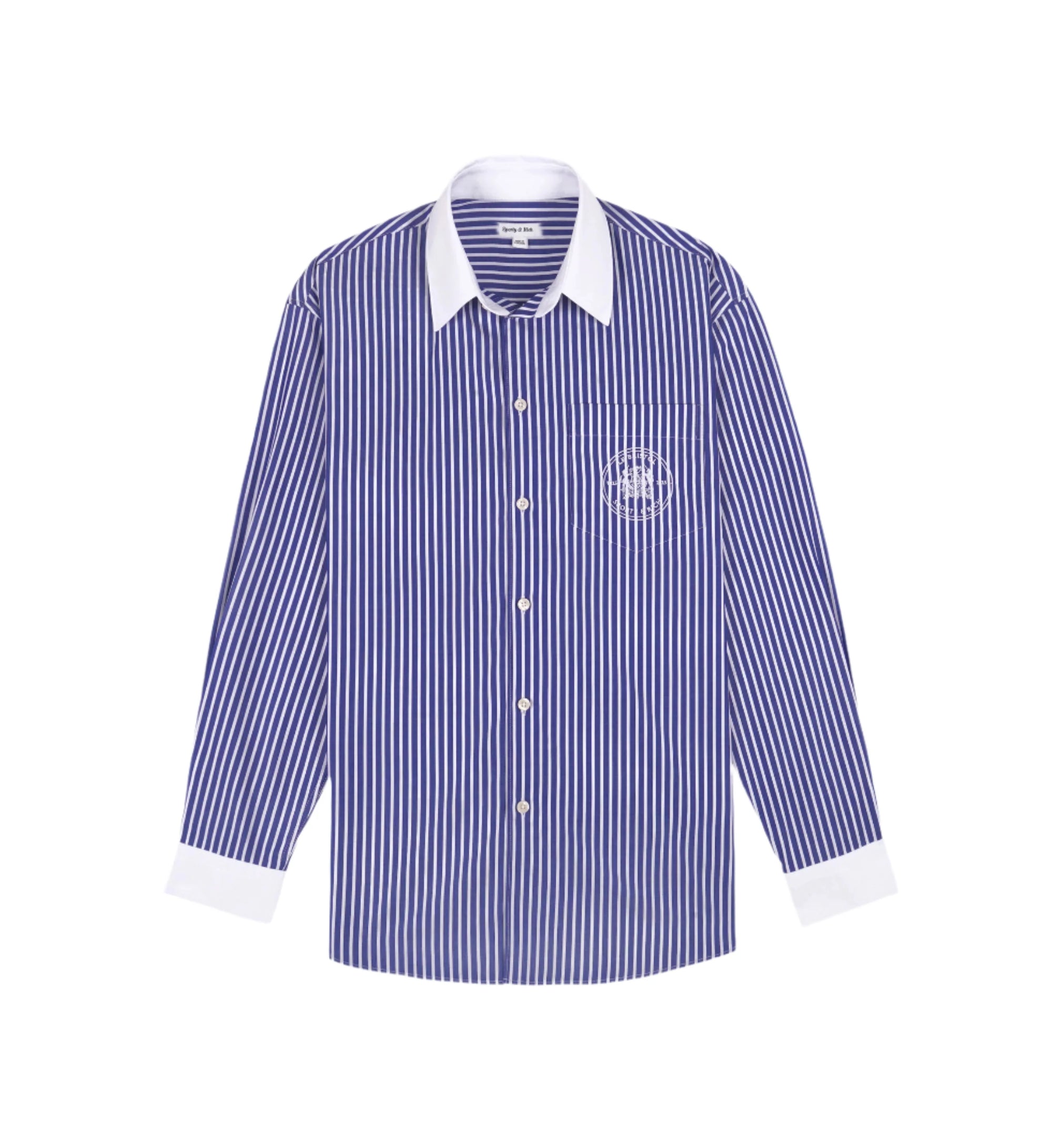 Bristol Crest 100th Oversized Shirt - Navy