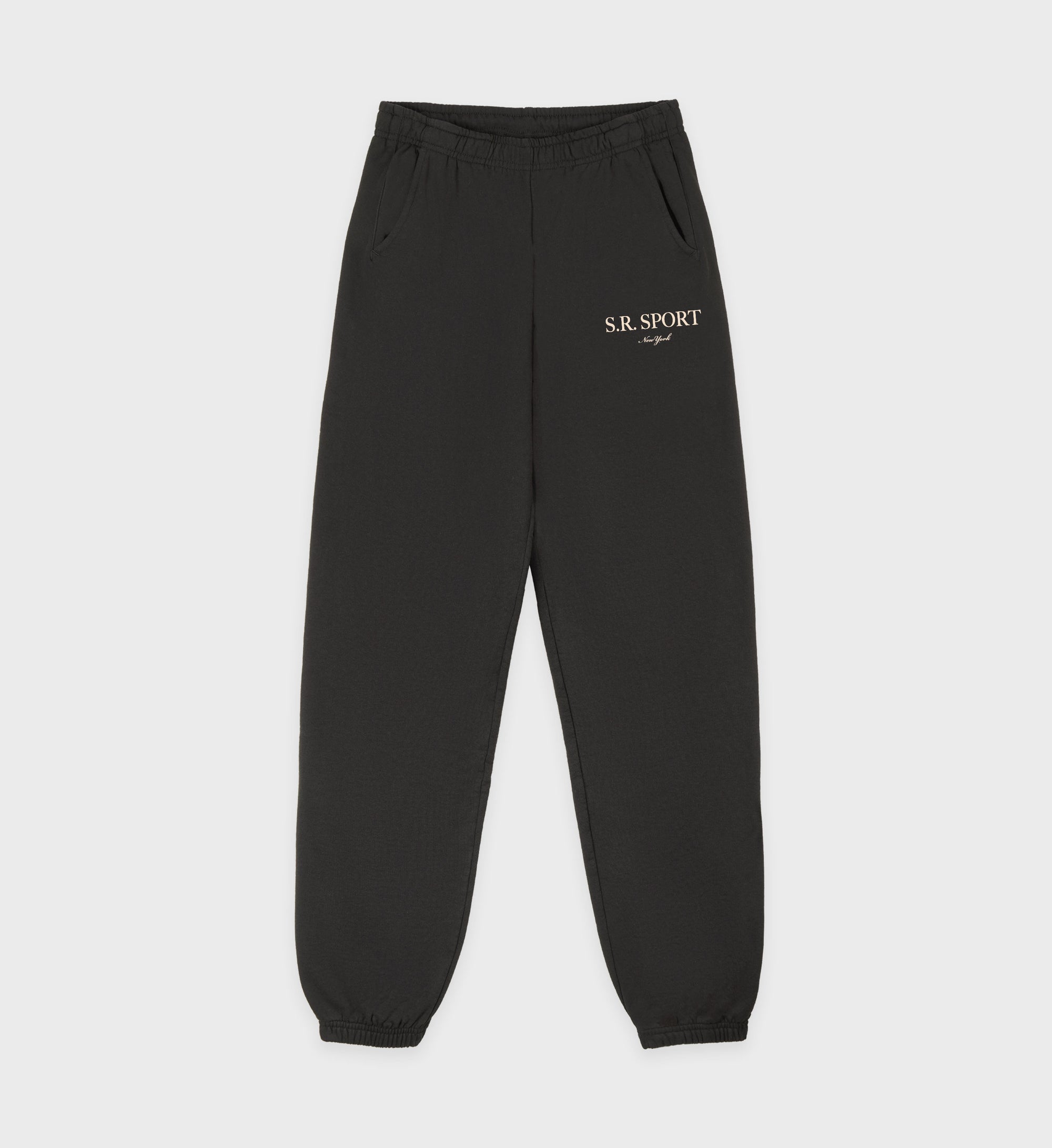 S.R. Sport Sweatpant - Faded Black/Cream