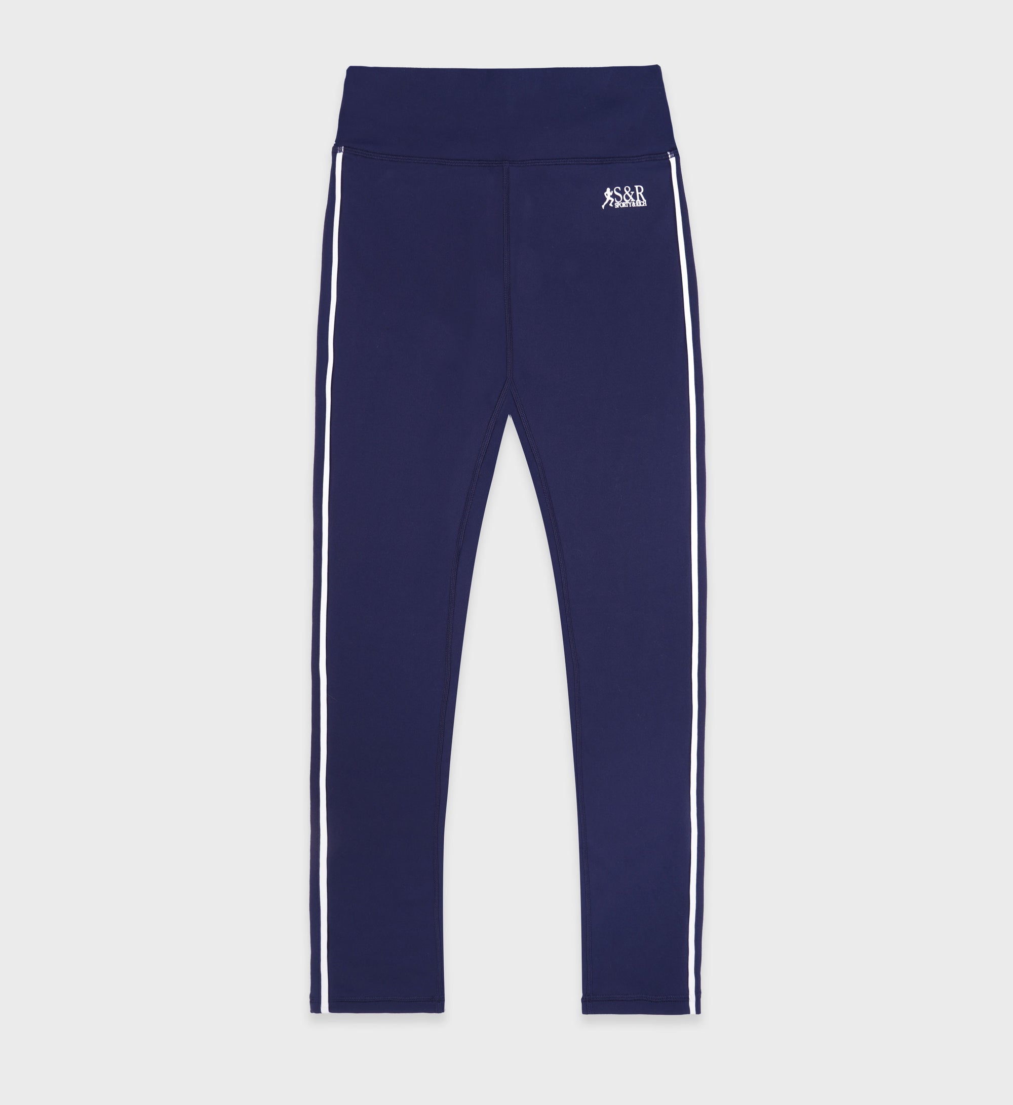 SR Runner Legging - Navy/White