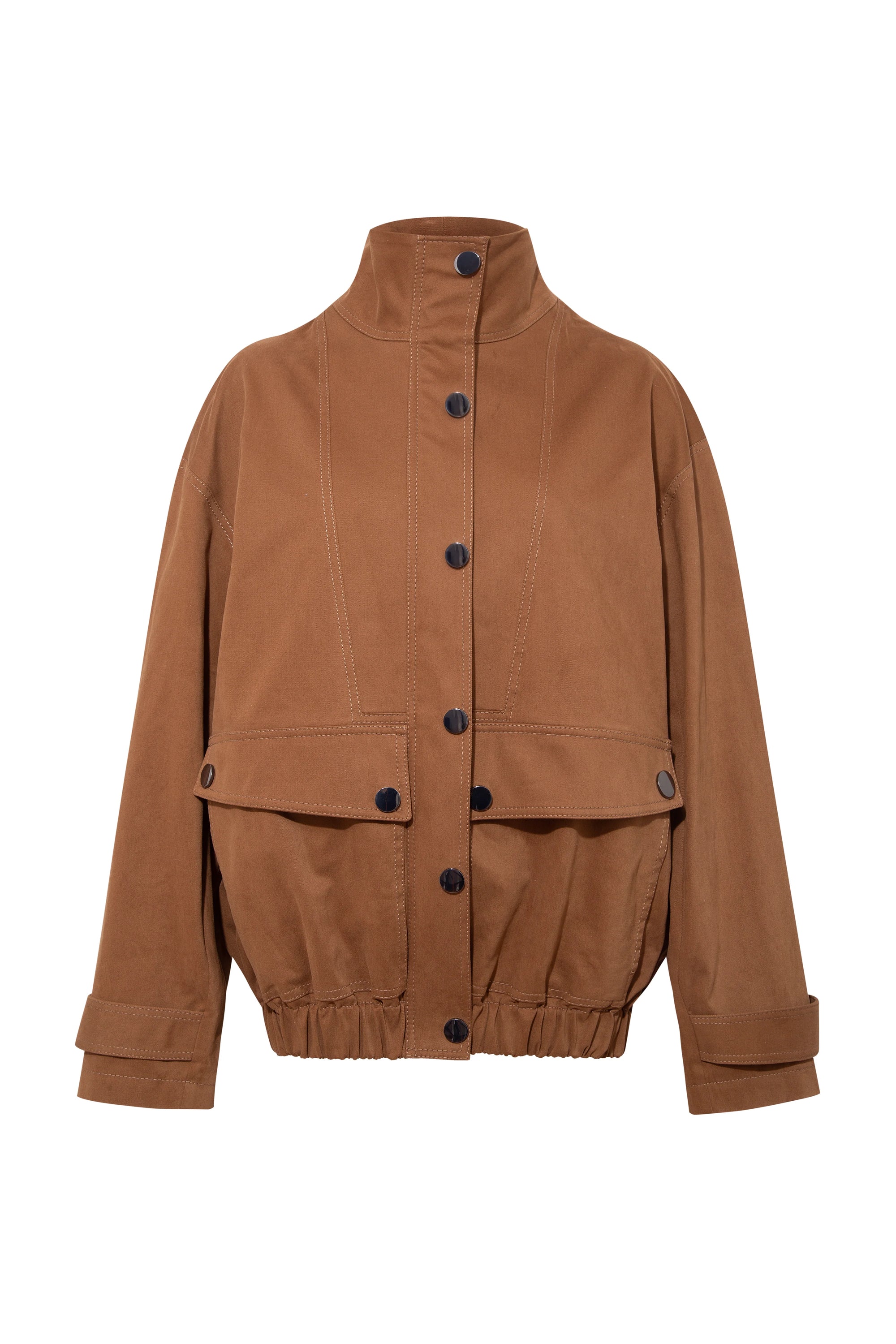 POLCA - Snap detailed oversized bomber jacket