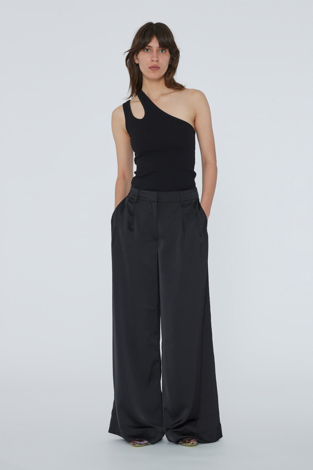 Wide Pleat Pants