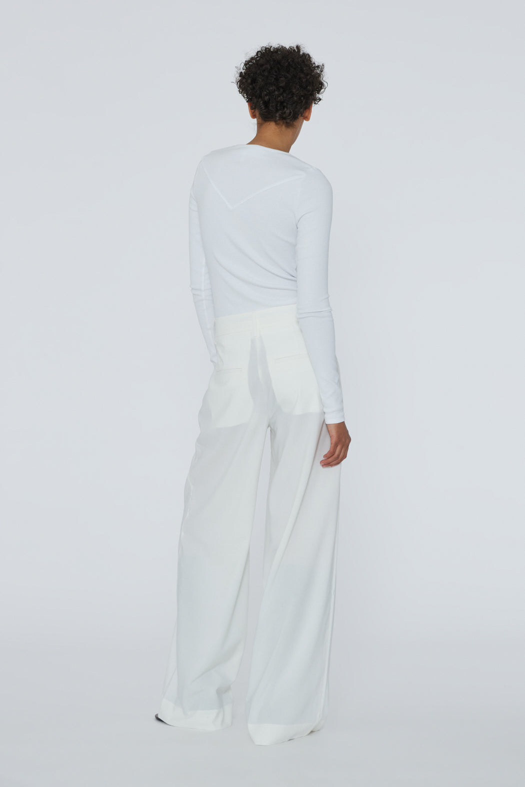 Wide Pants With Pleats