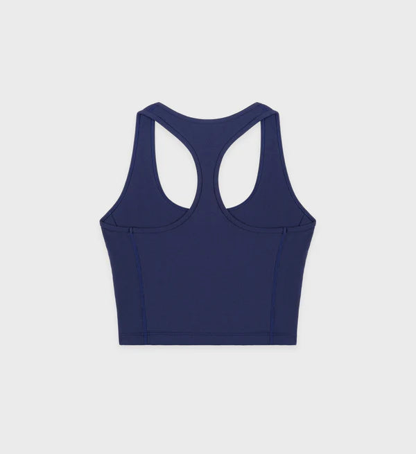 Serif Logo Sports Cropped Tank