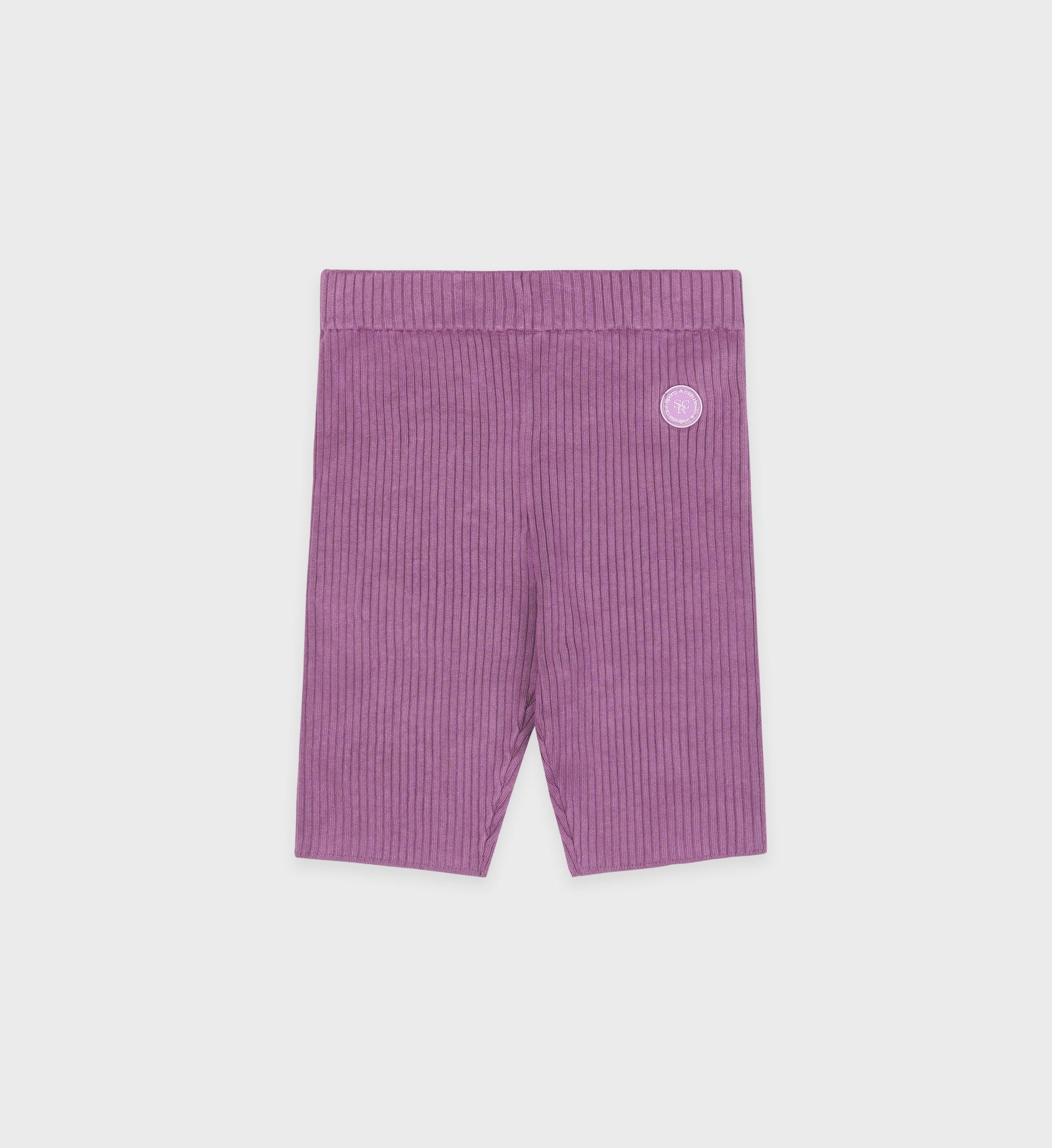 SRHWC Ribbed Biker Short - Violet