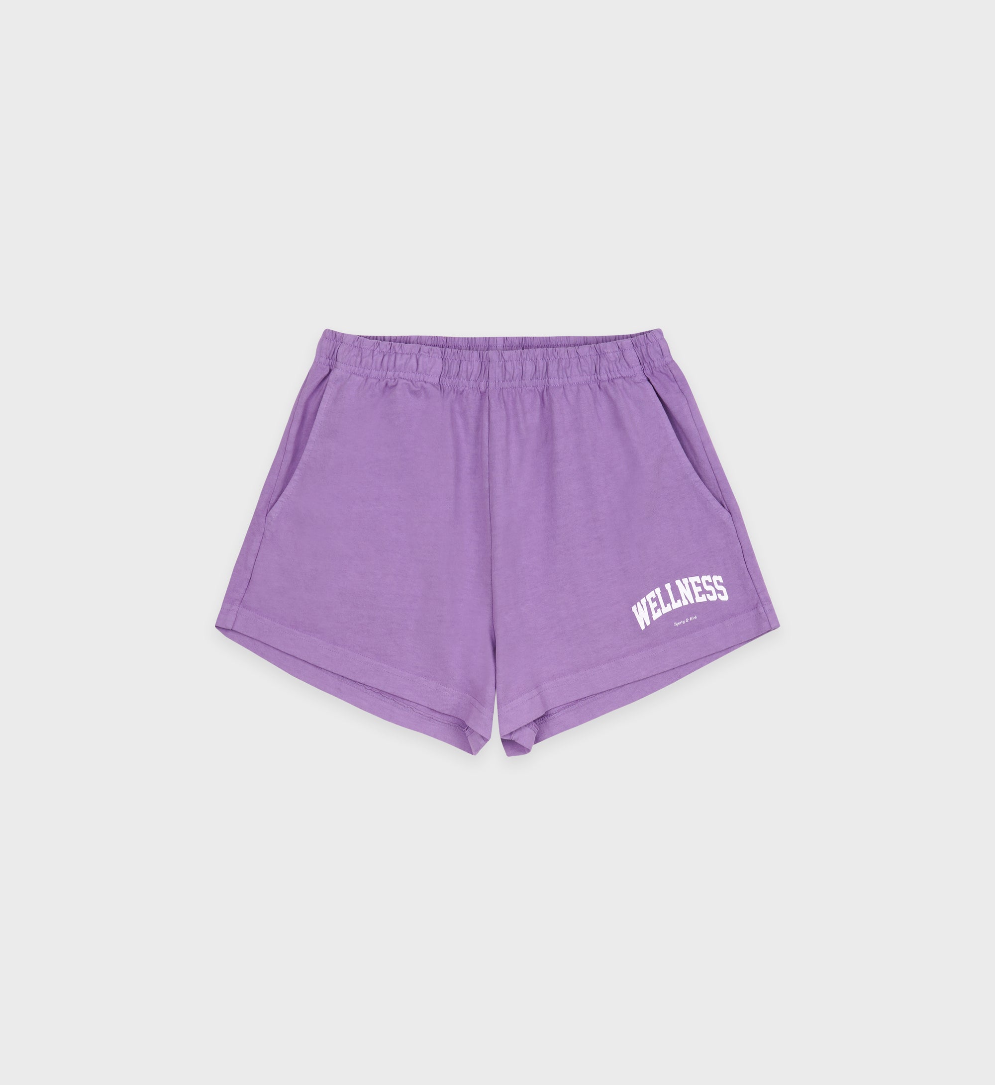 Wellness Ivy Disco Shorts - Violet/White