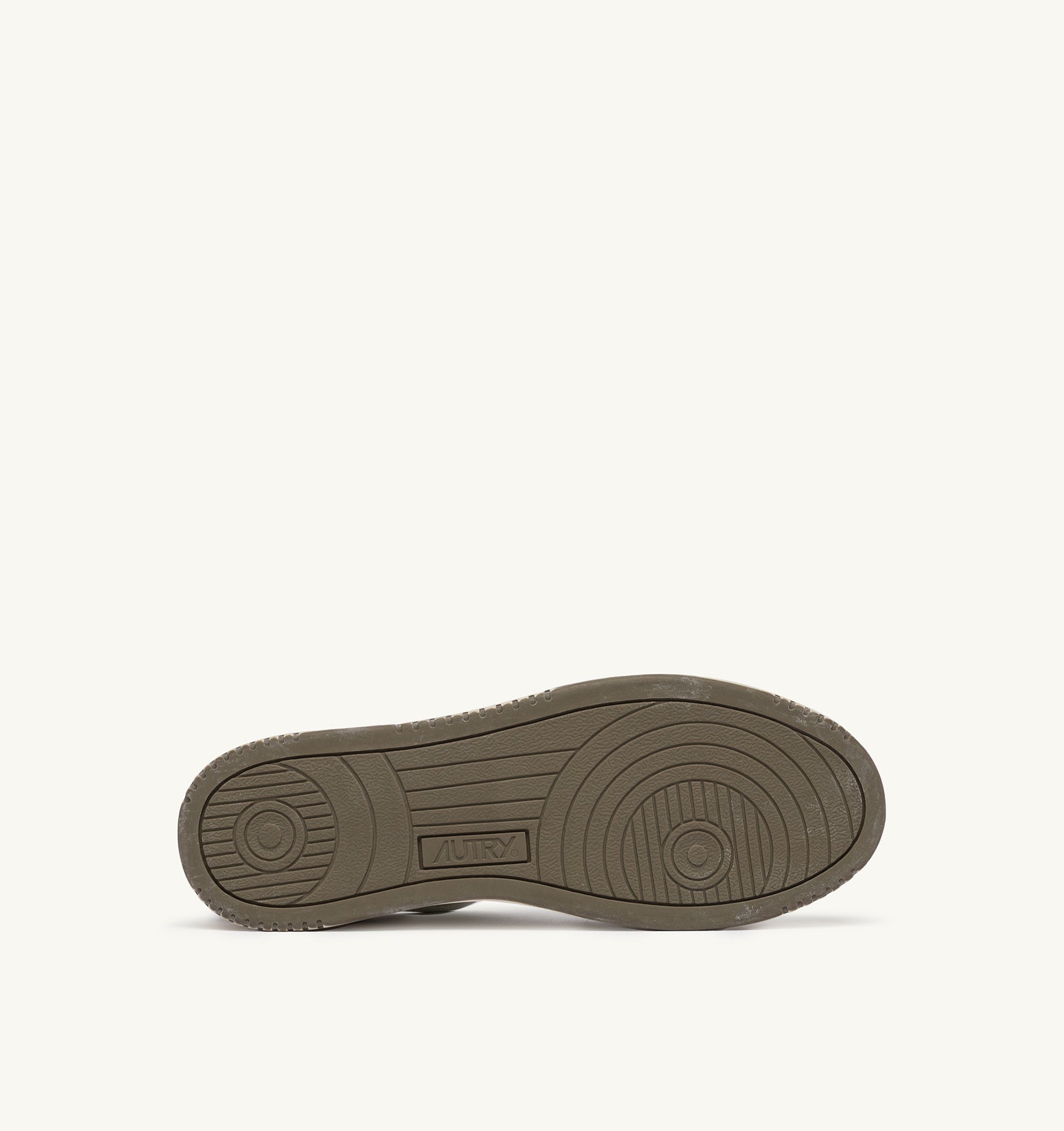 Medalist Low Super Vintage Burn Sneakers in White, Brown and Military Green Leather