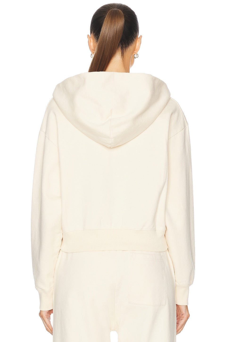 Vendome Cropped Zip Hoodie