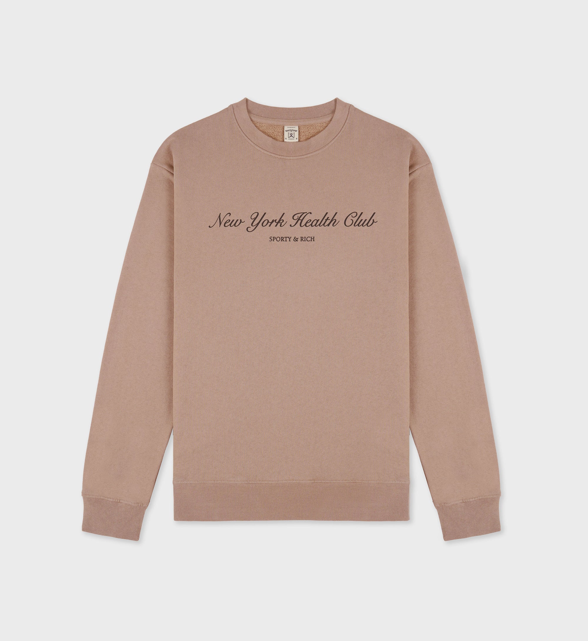 NY Health Club Crewneck - Mink/Black