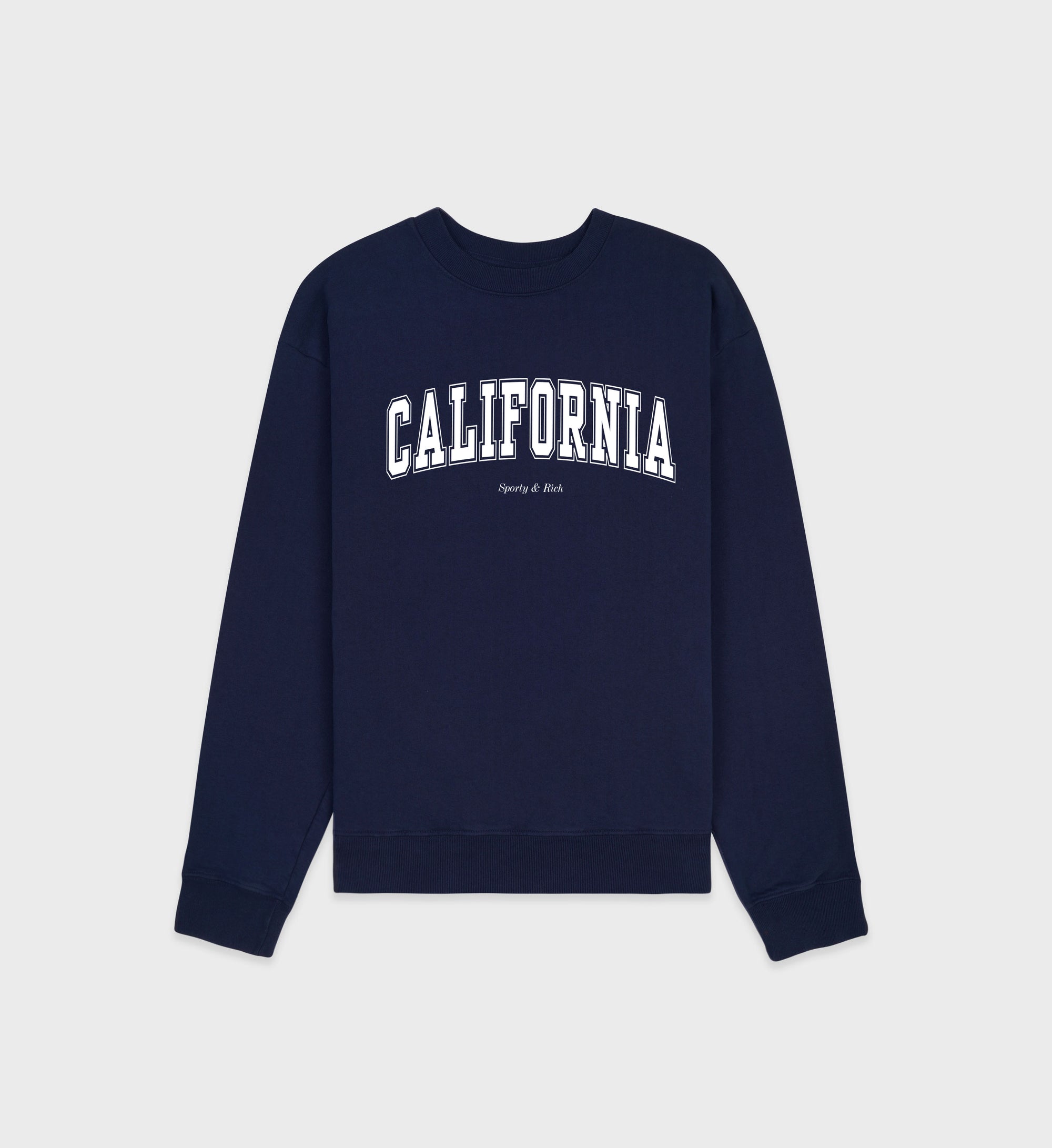 Callifornia Crewneck - Navy/White