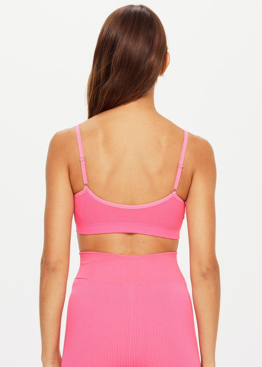 Ribbed Seamless Ballet Bra