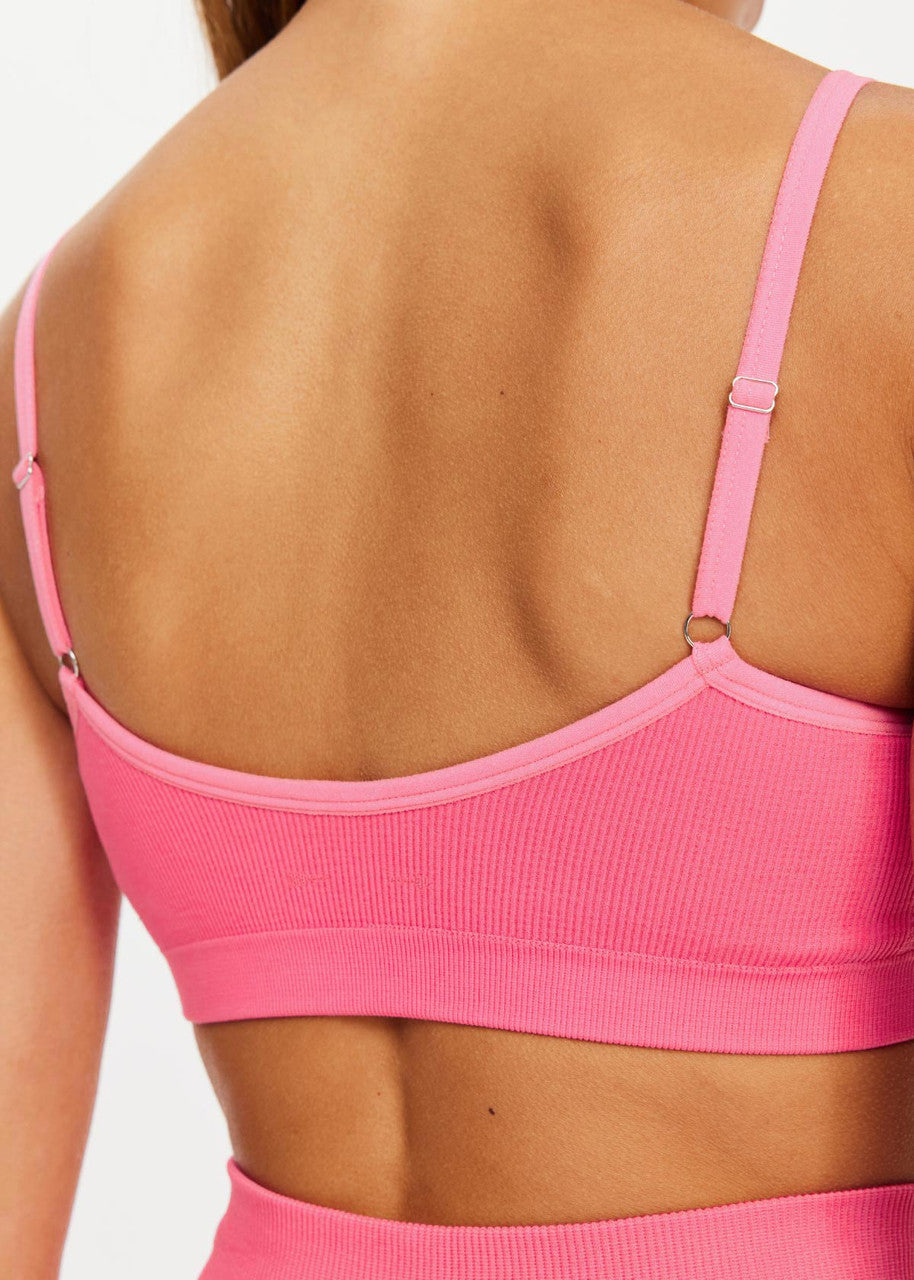 Ribbed Seamless Ballet Bra