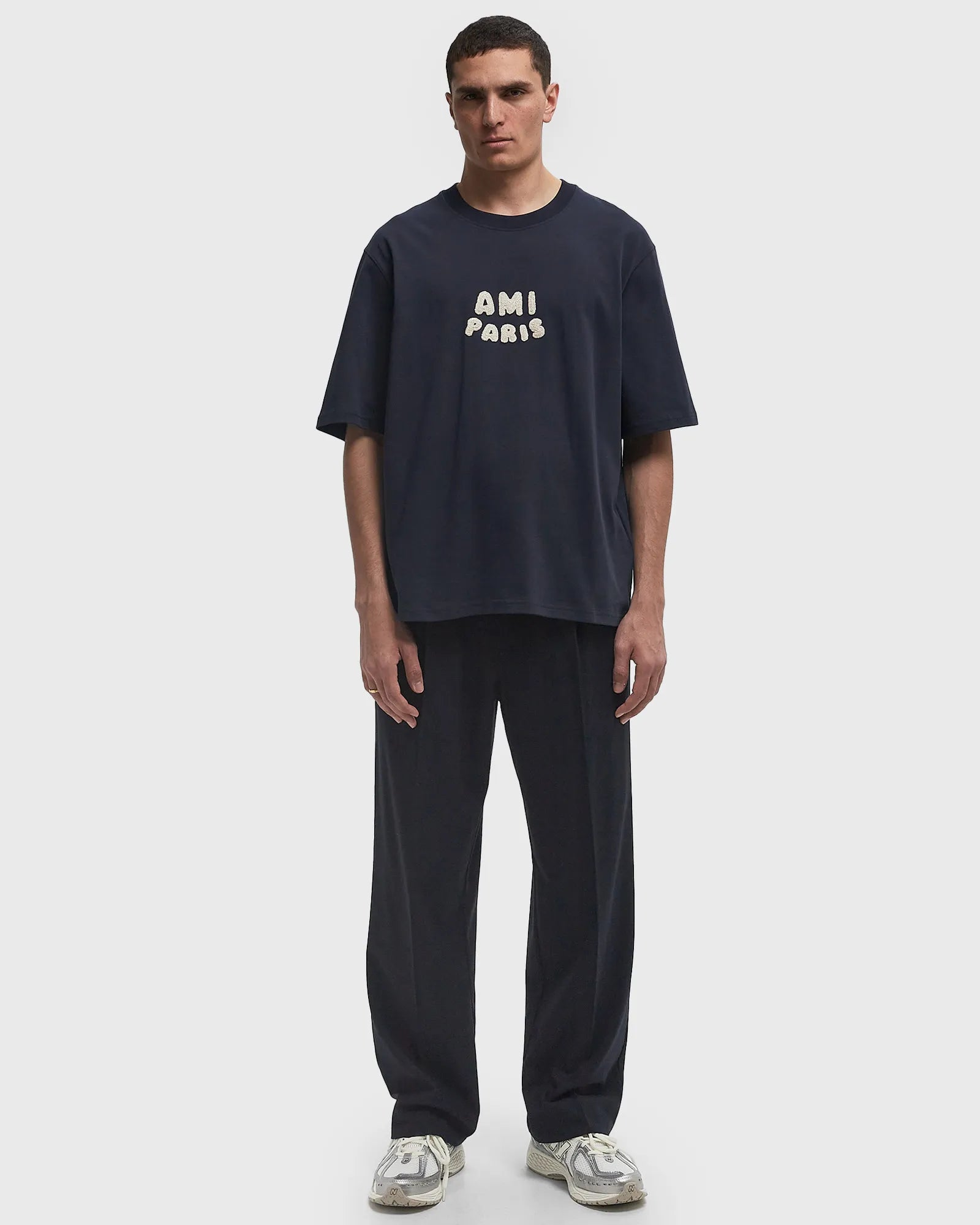 Ami Paris T-Shirt Navy Blue