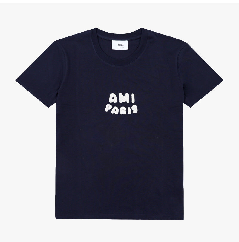 Ami Paris T-Shirt Navy Blue