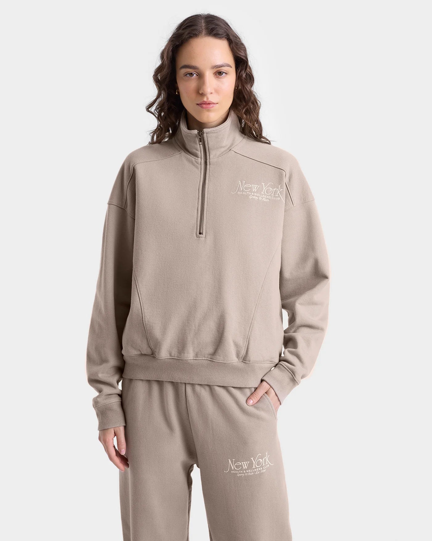 NY 94 Sweatpant - Elephant/White