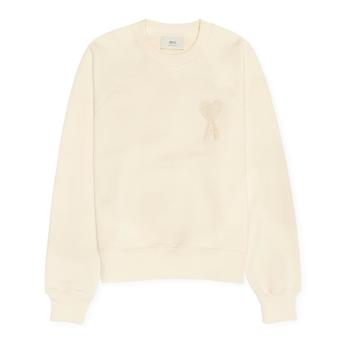 Sweatshirt with Ami de Coeur patch