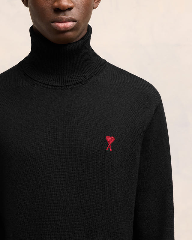 Red Ami de Coeur Turtle Neck Sweater