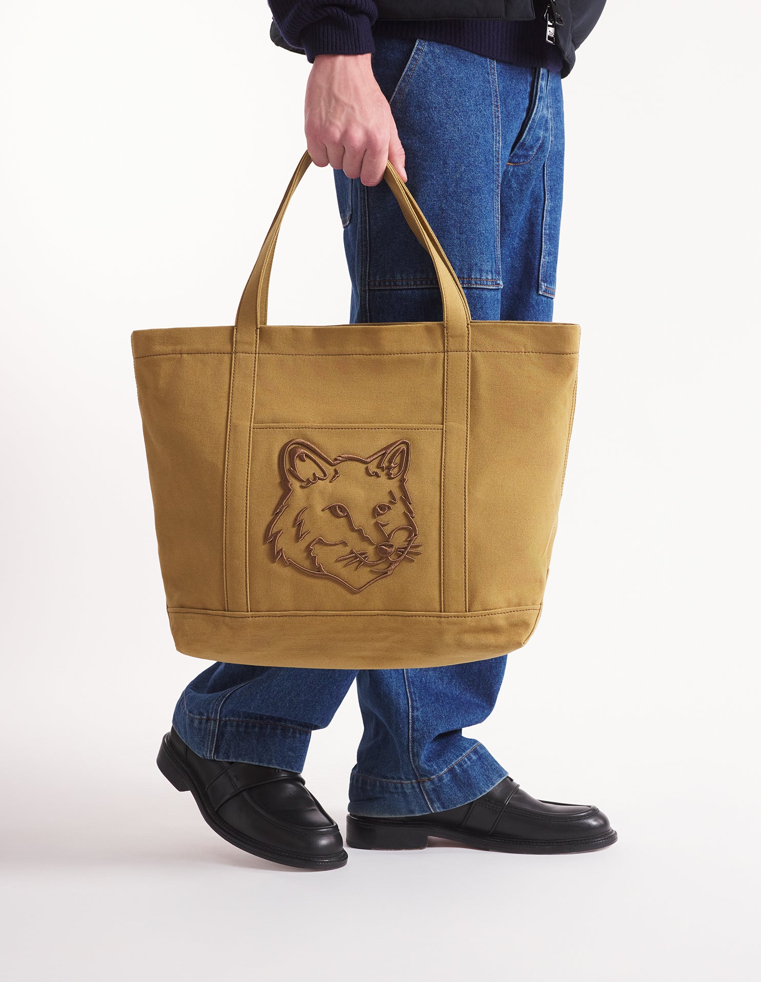 FOX HEAD LARGE TOTE BAG