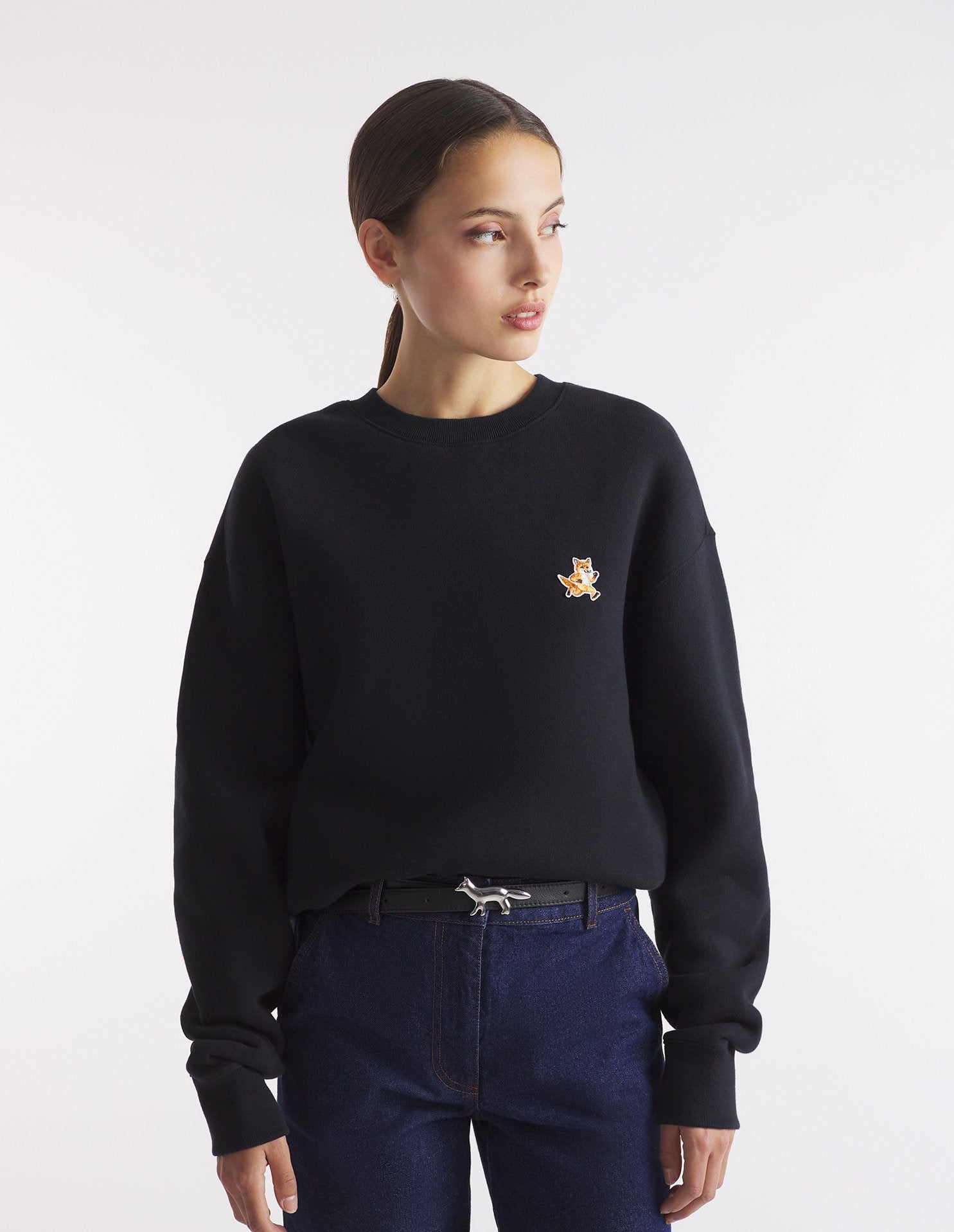 SPEEDY FOX PATCH COMFORT SWEATSHIRT