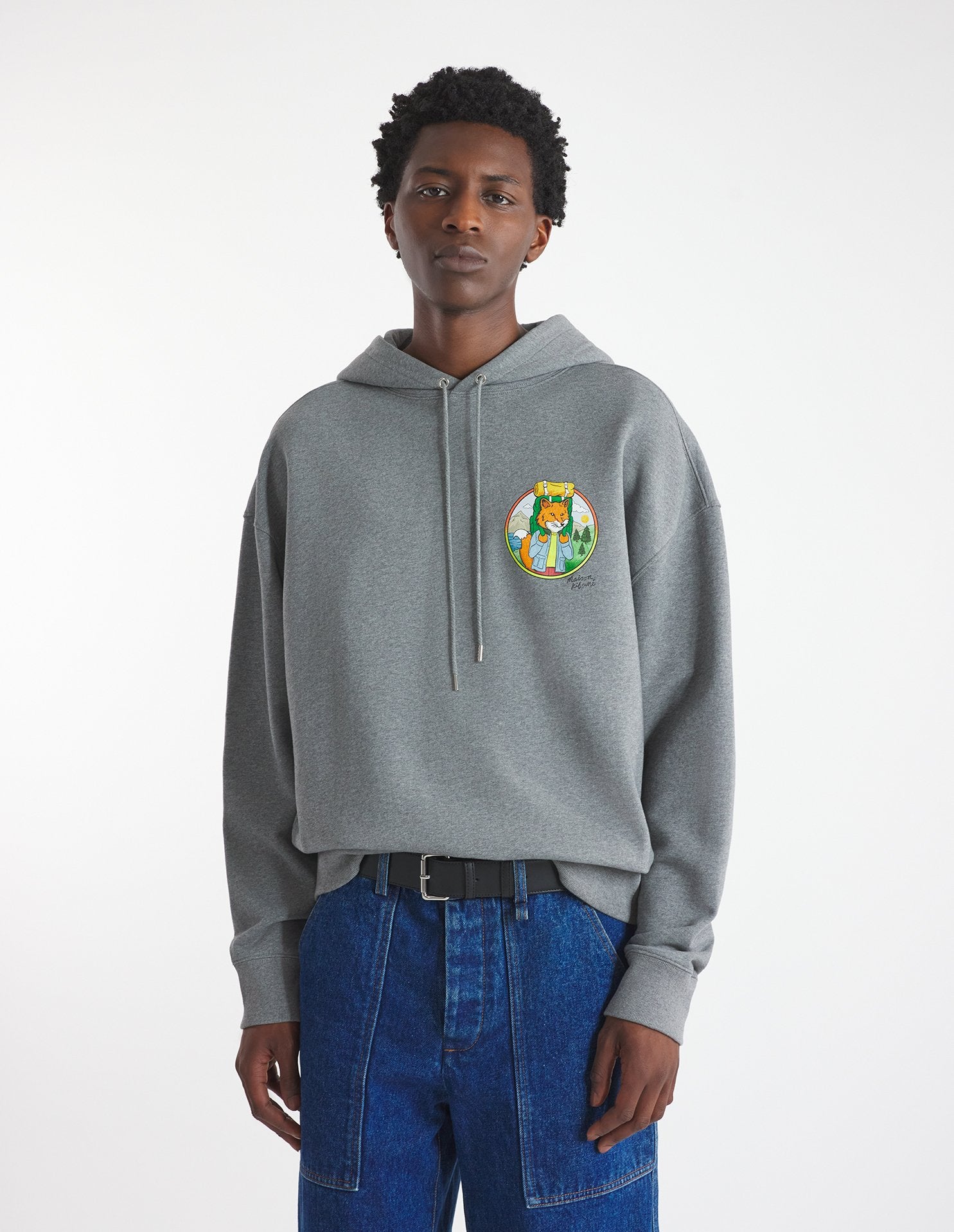 RAMBLING FOX OVERSIZE HOODIE