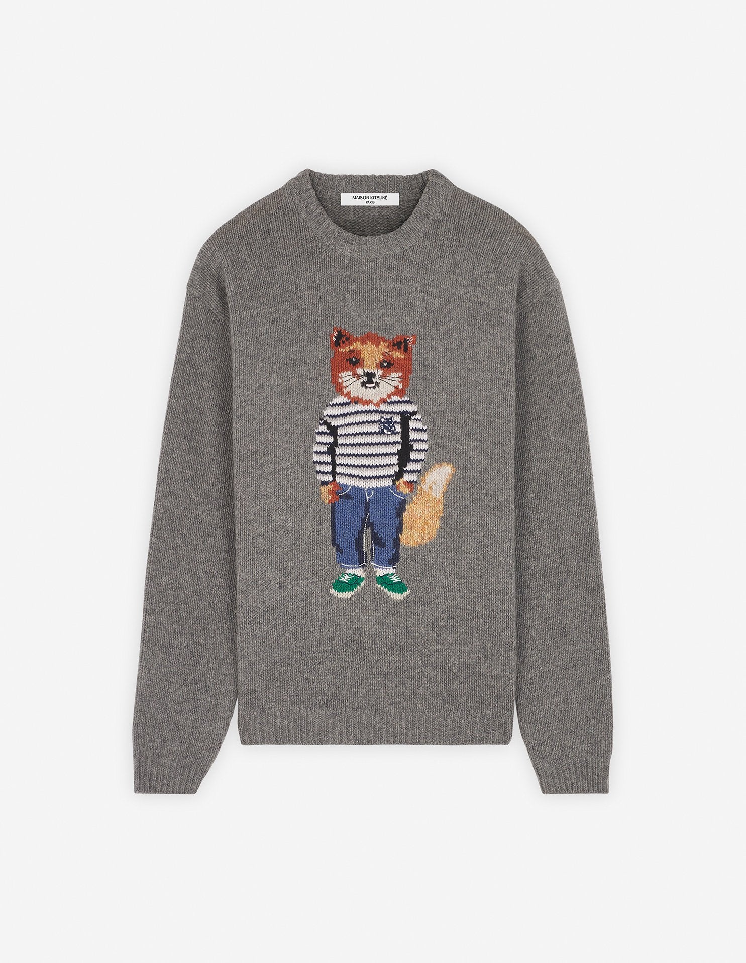 DRESSED FOX INTARSIA JUMPER