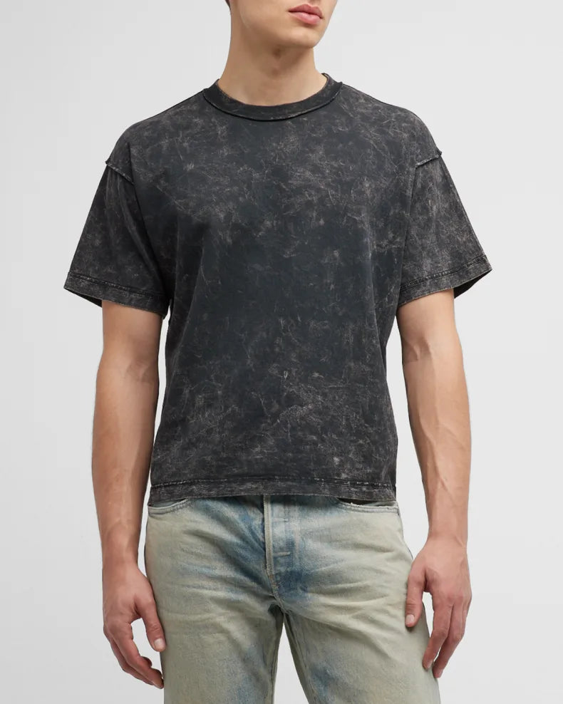 Mineral Wash Cropped Tee