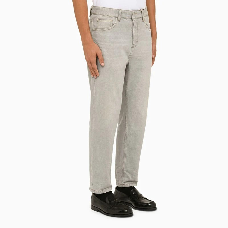 Ami Denim Street Style Cotton Jeans