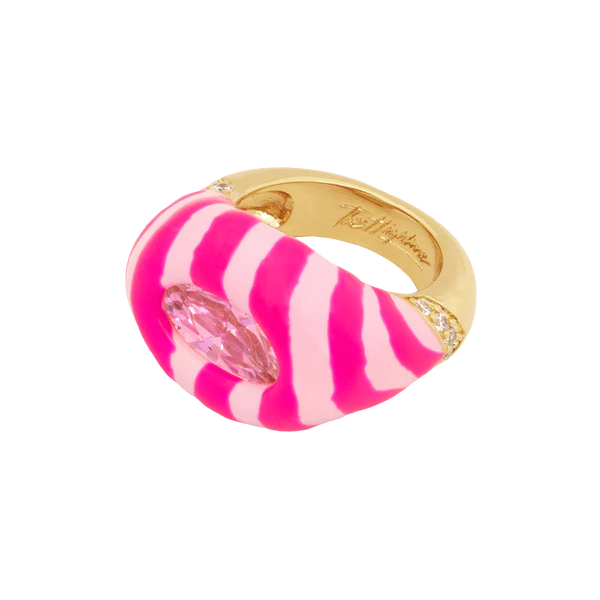 Pink Zebra Ring