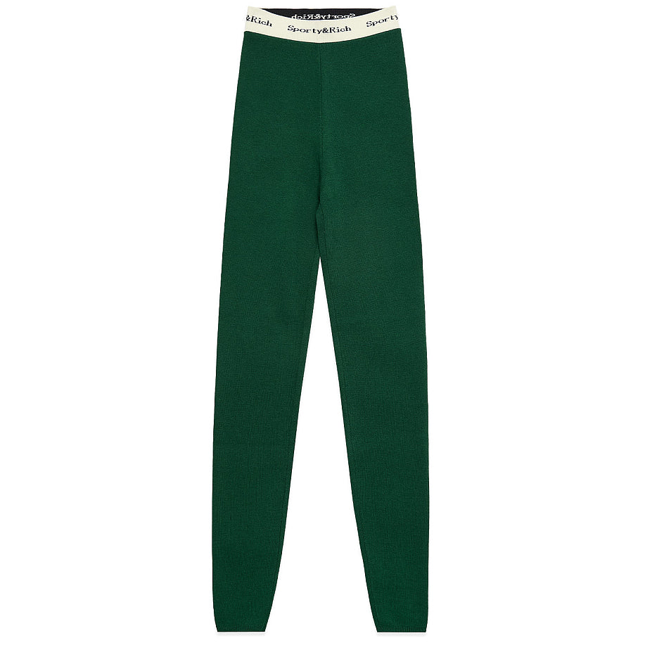 Serif Logo Ribbed Legging