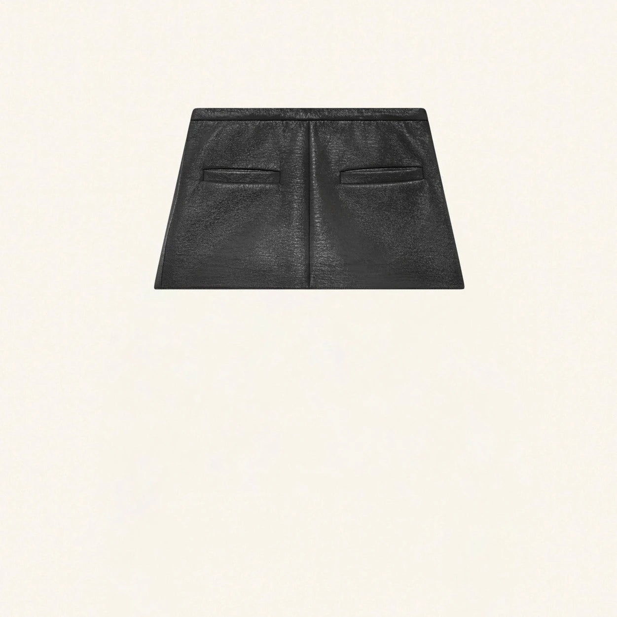 Heritage A-Line Vinyl Mini Skirt