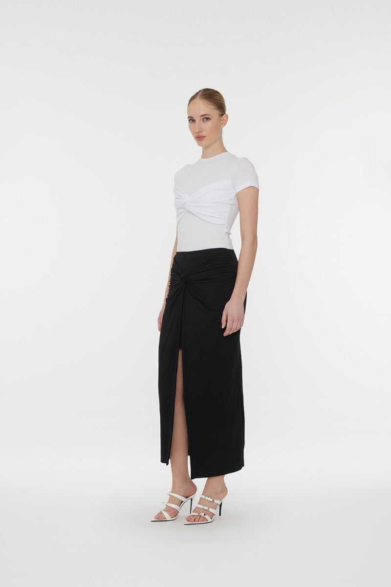 Fitted Twisted Skirt