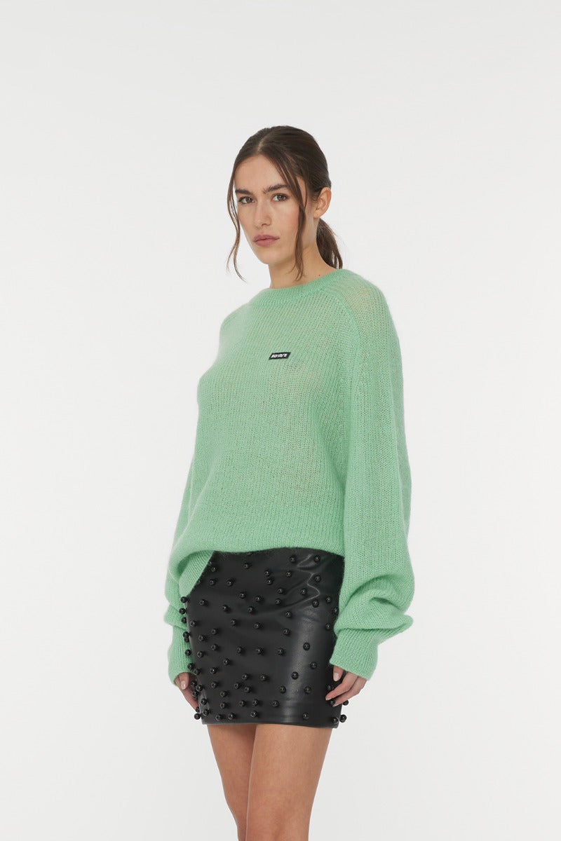 Light Knit Logo Sweater