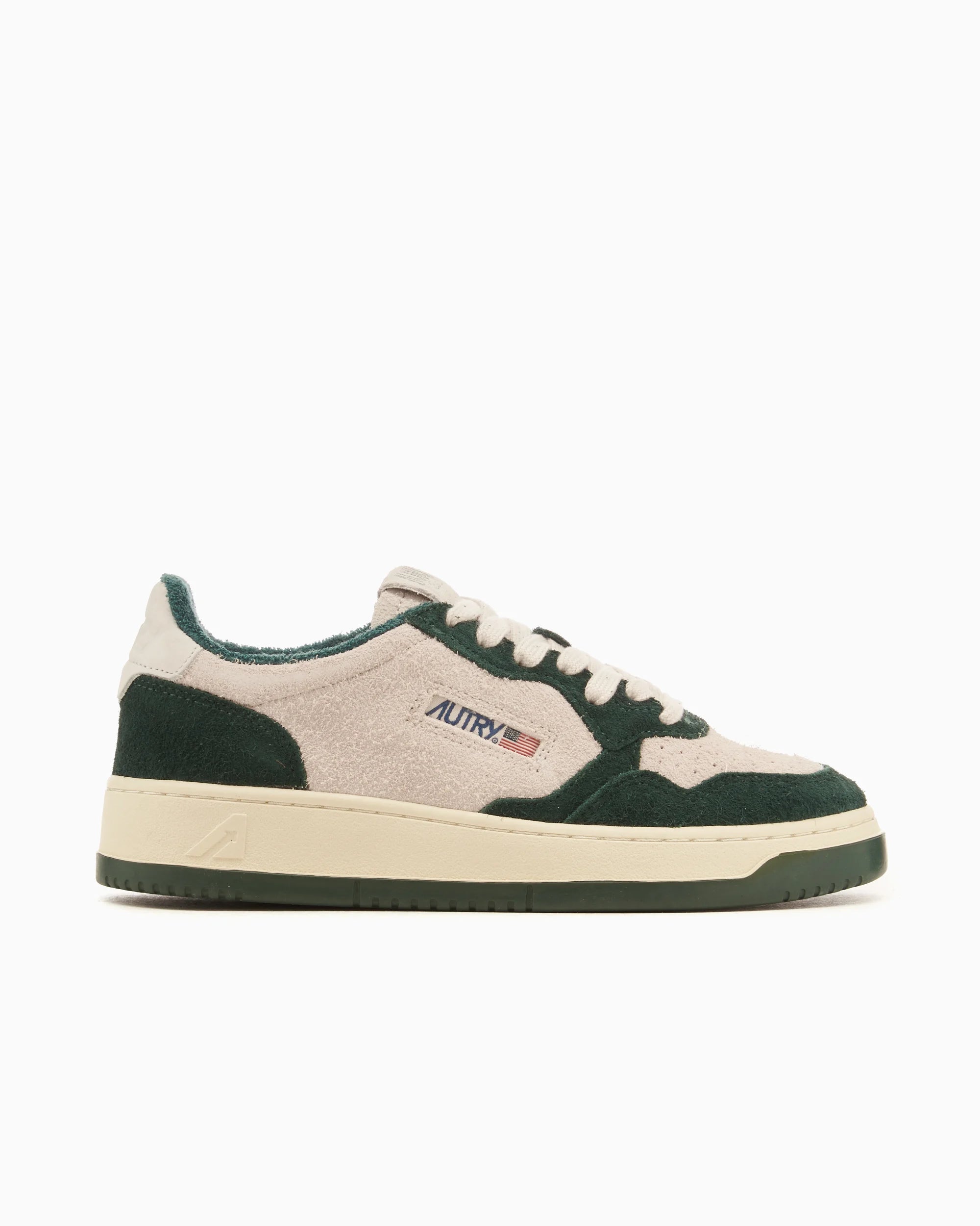 Medalist Low Sneakers in Bottle Color Suede