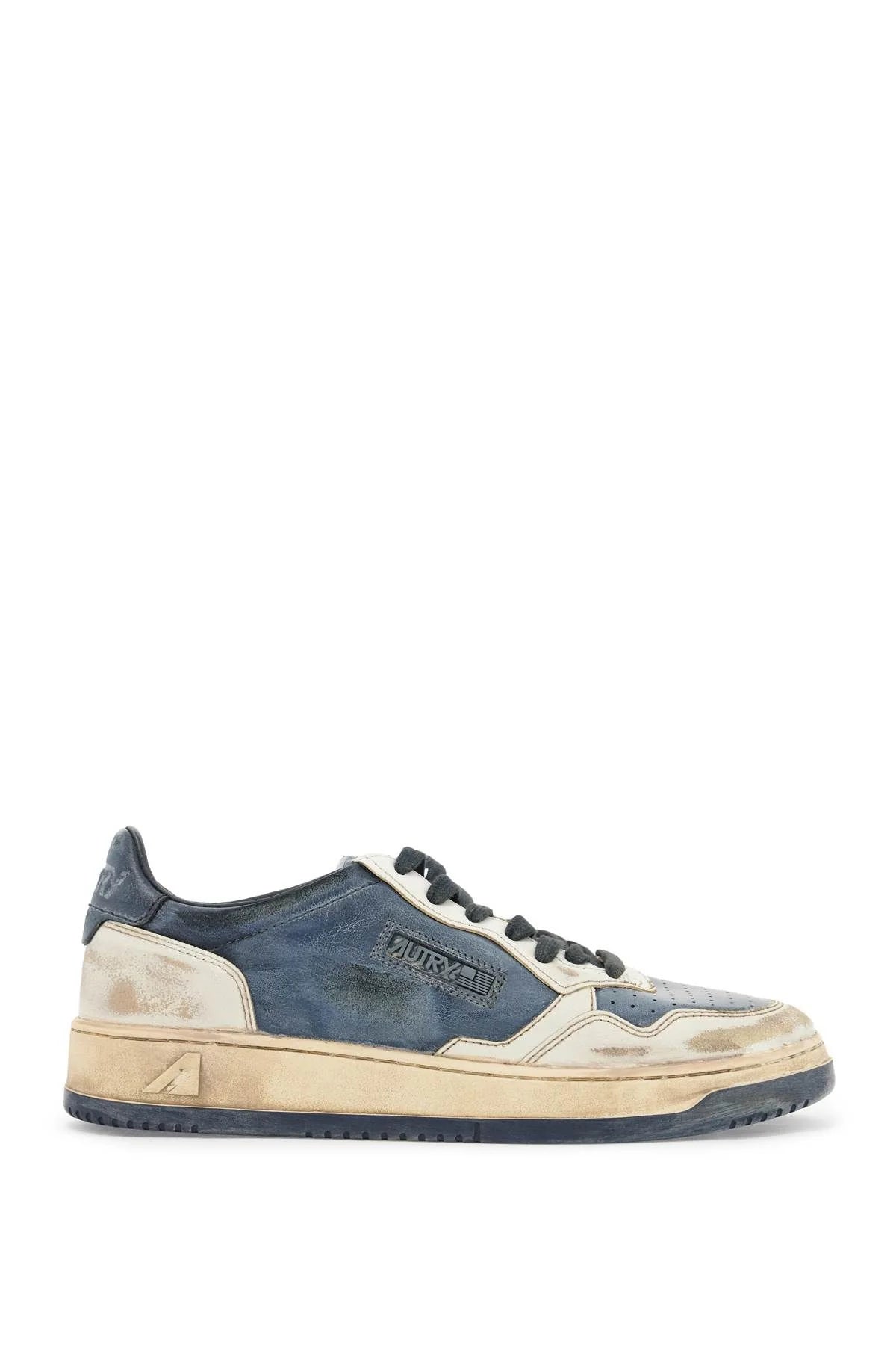 Medalist Low Super Vintage Sneakers in Space Blue and White