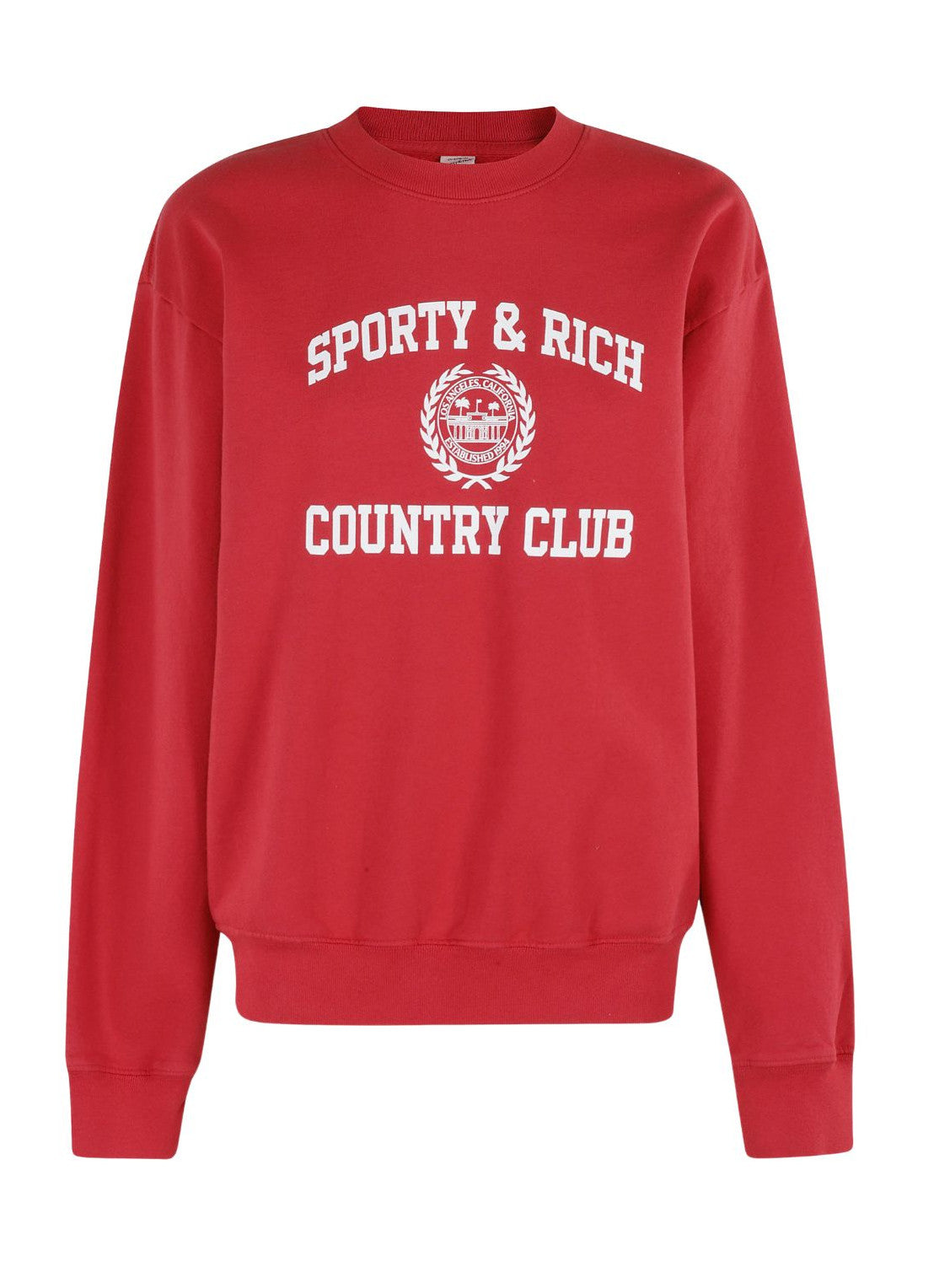 Sporty and Rich ロゴスウェット オレンジ 美品 Sporty & Rich - CREWNECK CROPPED CURSIVE LOGO ORANGE – LE
