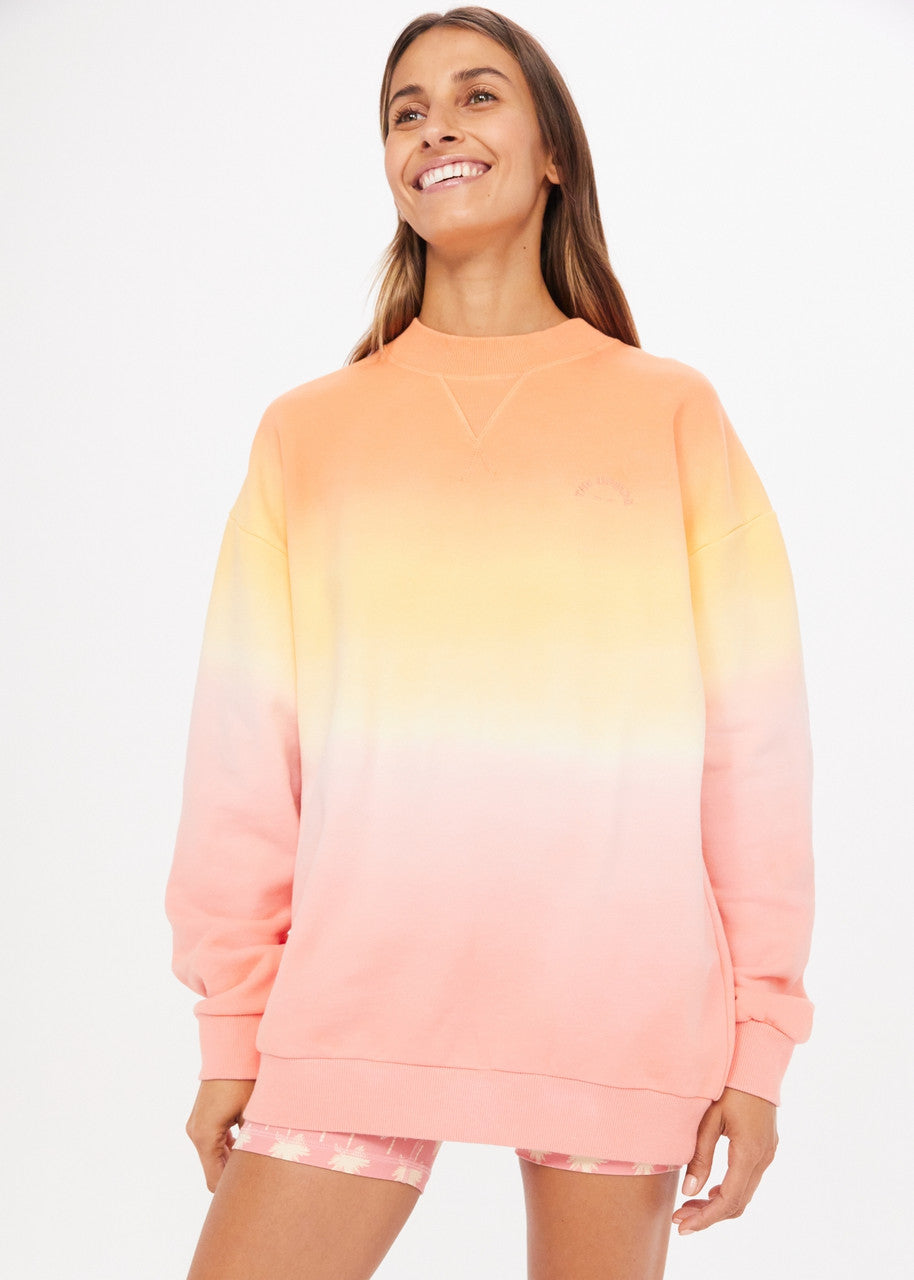 Supernova Oversized Cotton Sweatshirt in Green - The Upside