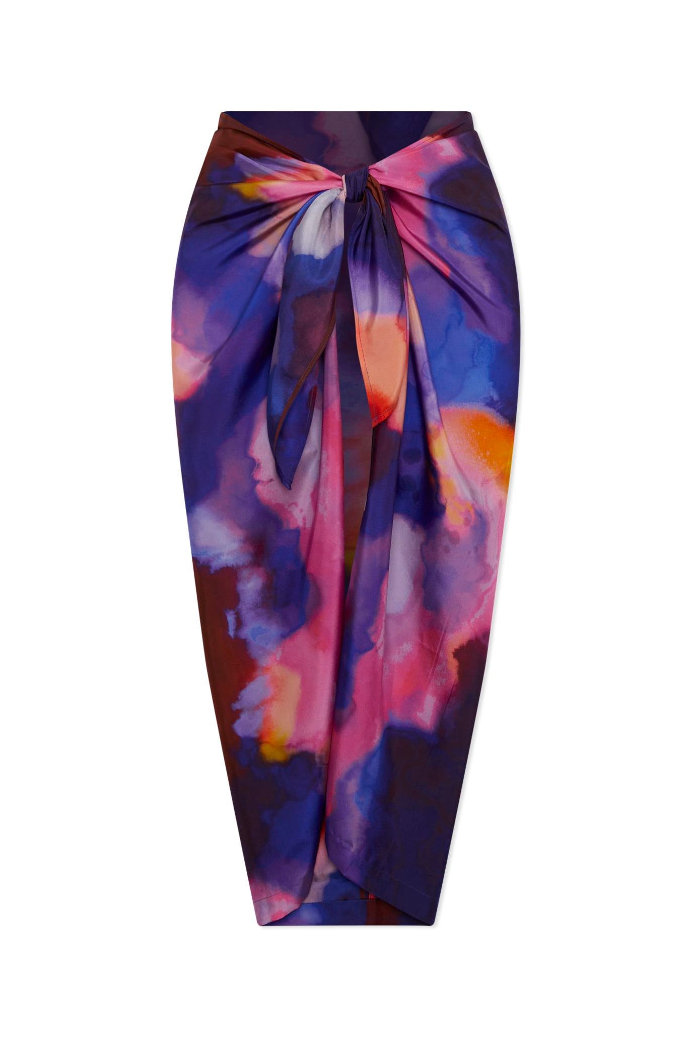 Makai Printed Cover Up Sarong Skirt